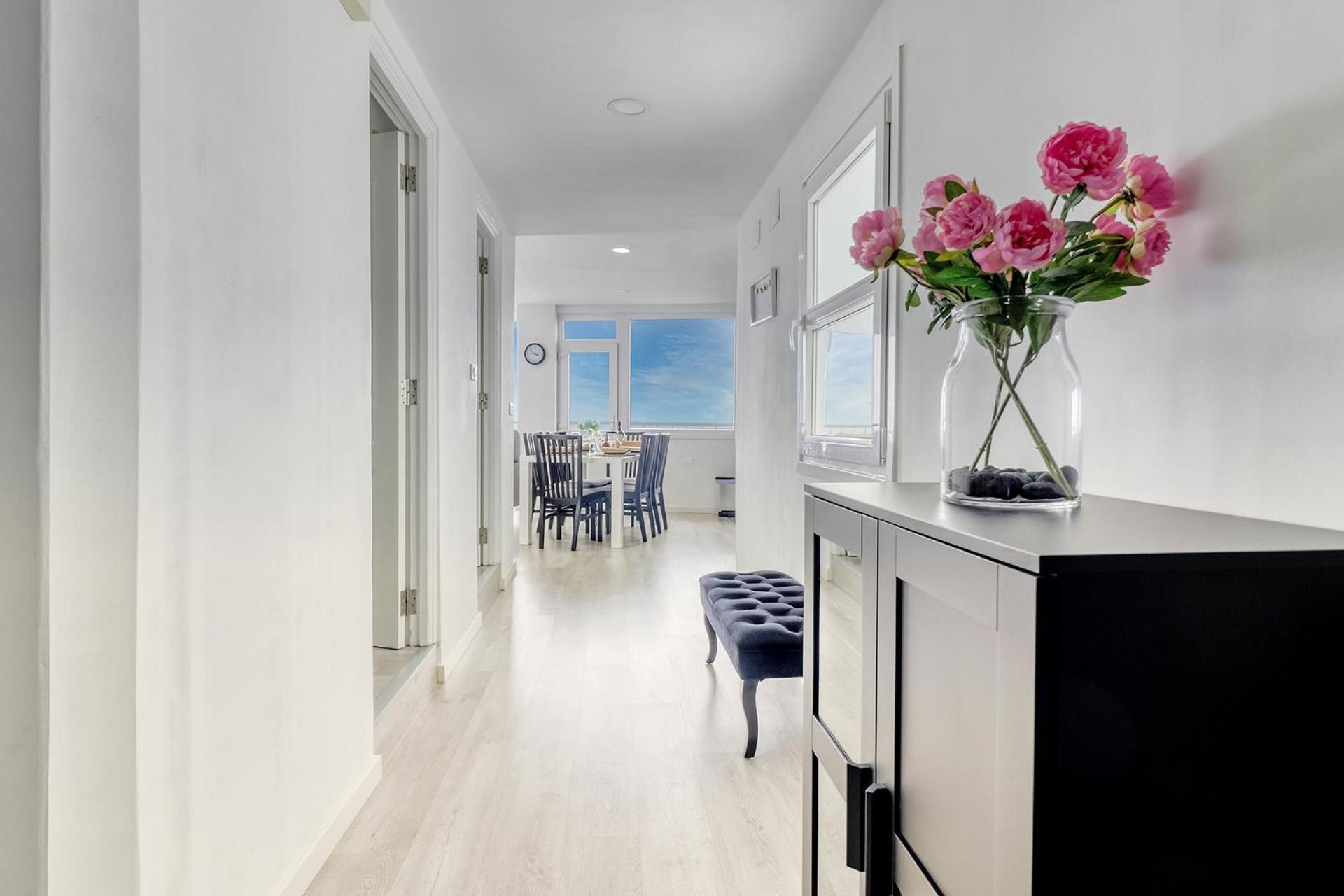 Central Modern Apartment With Private Parking & Ocean View & Coffee Corner إيكود ذي لوس فينوس المظهر الخارجي الصورة