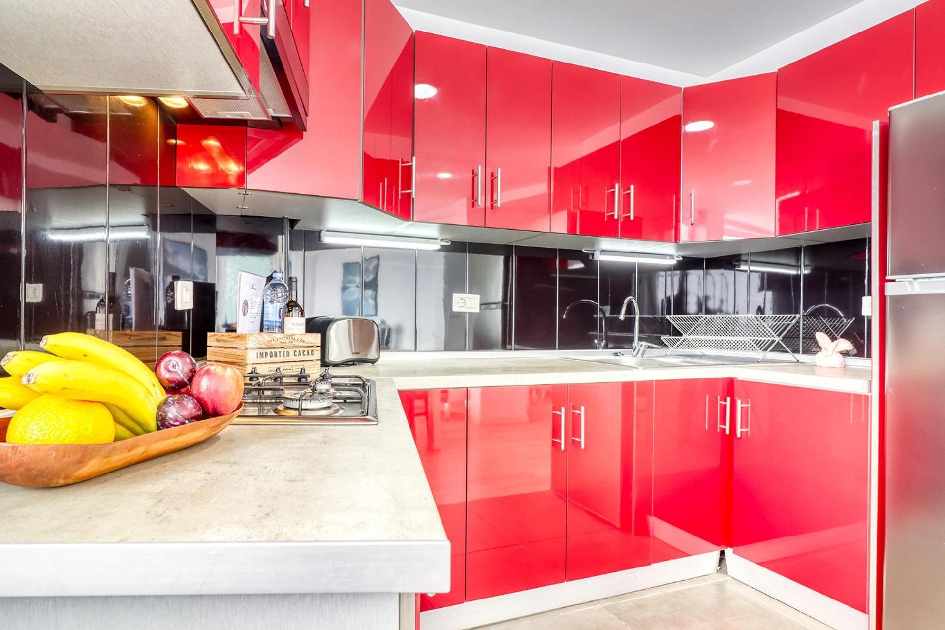 Central Modern Apartment With Private Parking & Ocean View & Coffee Corner إيكود ذي لوس فينوس المظهر الخارجي الصورة