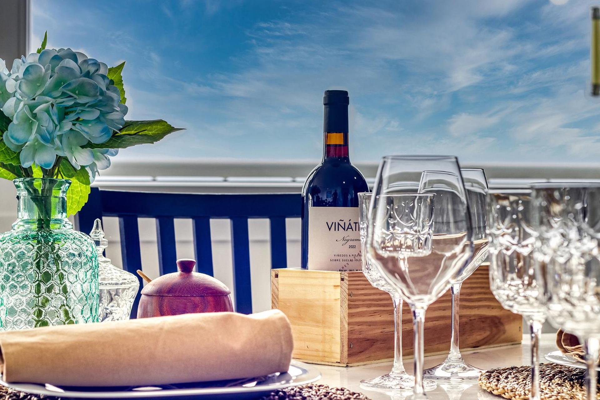 Central Modern Apartment With Private Parking & Ocean View & Coffee Corner إيكود ذي لوس فينوس المظهر الخارجي الصورة